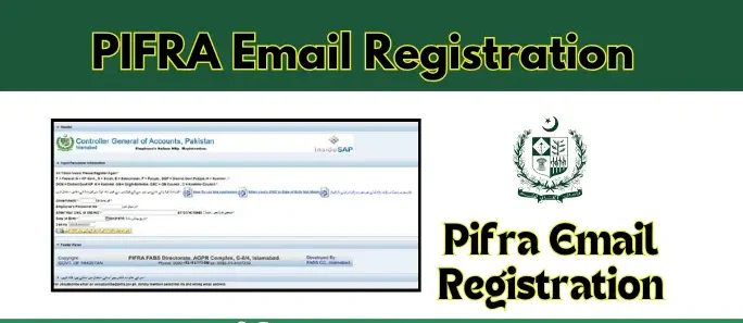 PIFRA Email Registration Complete Process