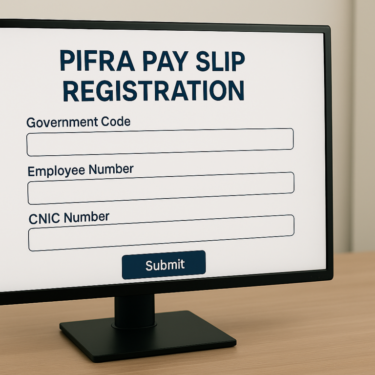 PIFRA Pay Slip Registration