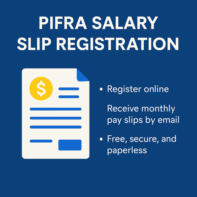 PIFRA Salary Slip Registration