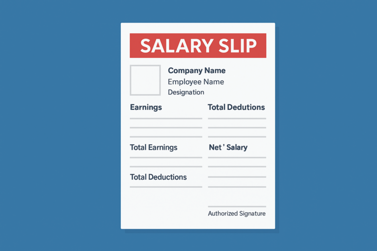 How to Make a Salary Slip